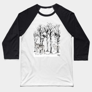 Winter in the Forest Baseball T-Shirt